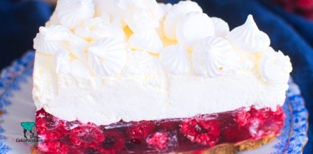 Ciasto Malinowa chmurka bez pieczenia