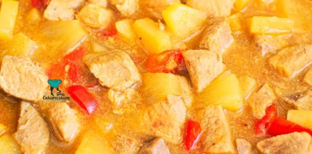Wieprzowina z papryką i ananasem