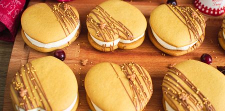 Ciasteczka miodowe kanapki