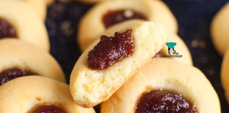 Kruche ciastka z marmoladą