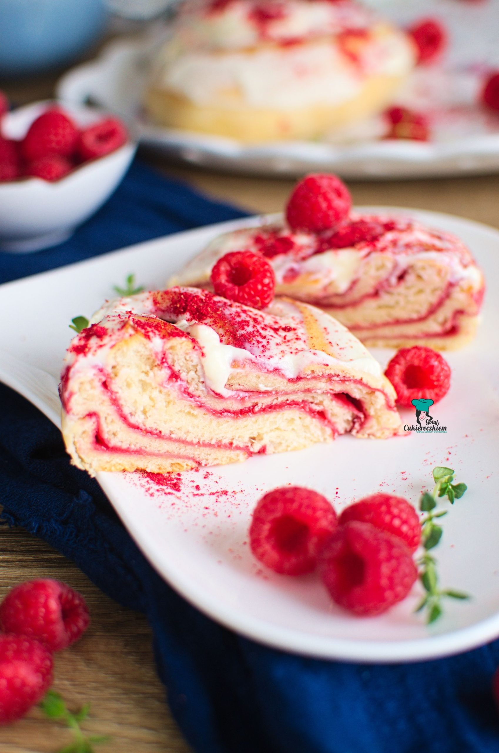 Giga malinianki z mascarpone