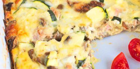 Zapiekanka jajeczna z serkiem wiejskim