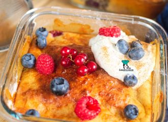 Jednoporcjowy naleśnik z piekarnika