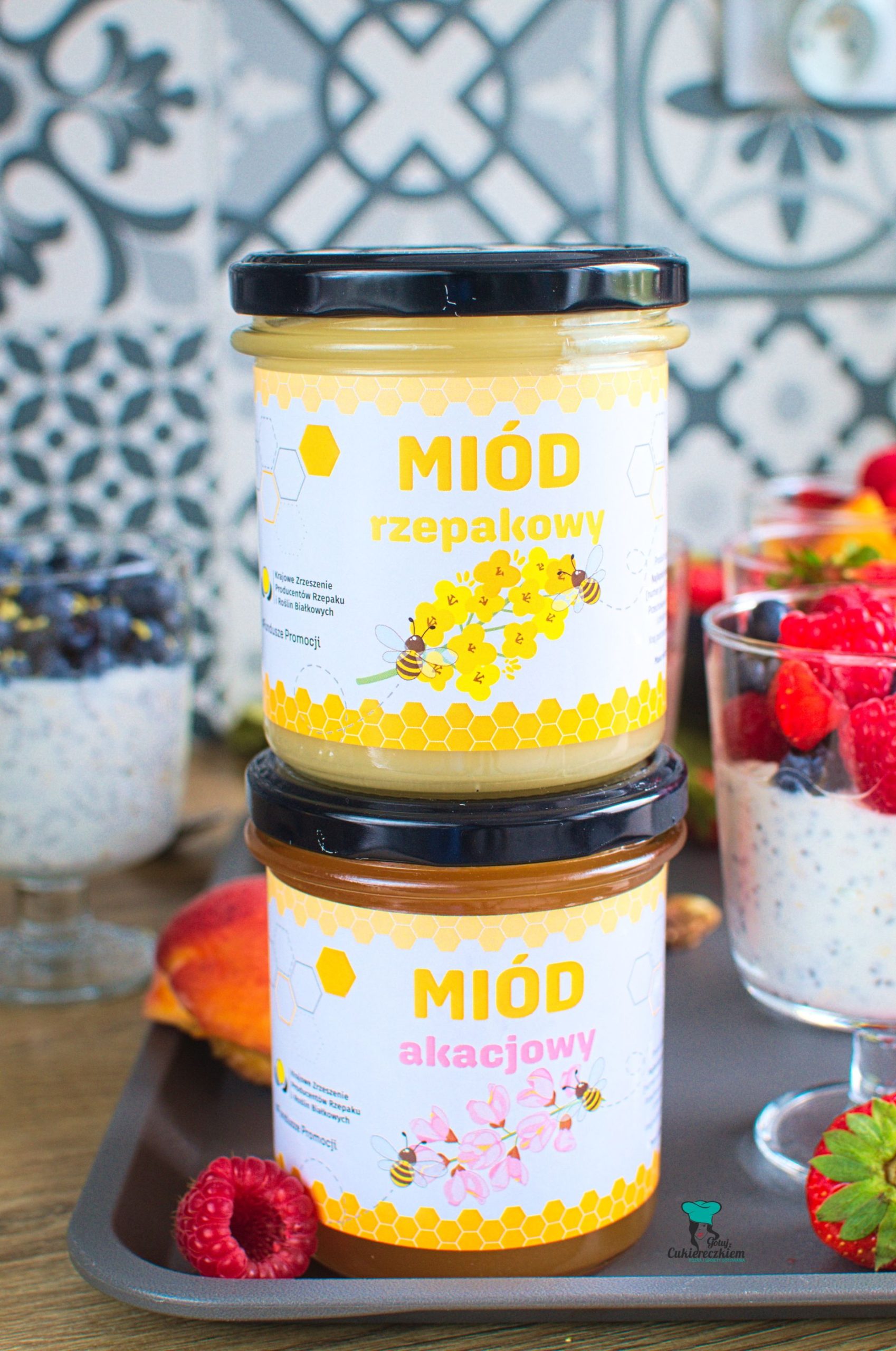 Miód rzepakowy i akacjowy