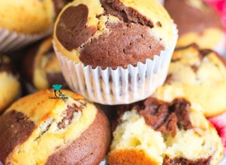 Muffinki łaciate czyli muffinki zebra