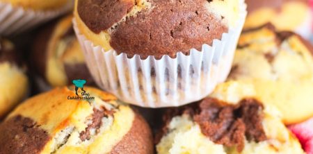 Muffinki łaciate czyli muffinki zebra
