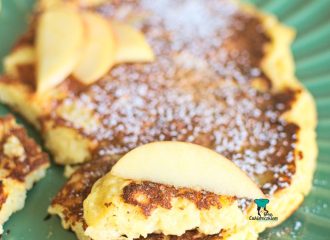 Omlet twarogowy z jabłkiem