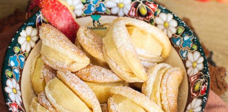 Serowe ciastka z jabłkami