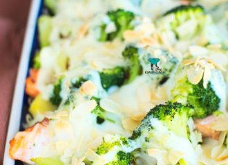 Zapiekanka ziemniaczana z łososiem