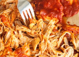 Szarpany kurczak gotowany