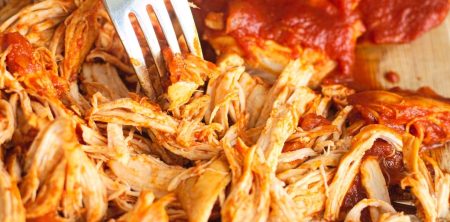 Szarpany kurczak gotowany