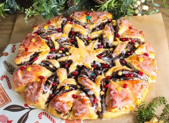 Drożdżowa gwiazda z makiem