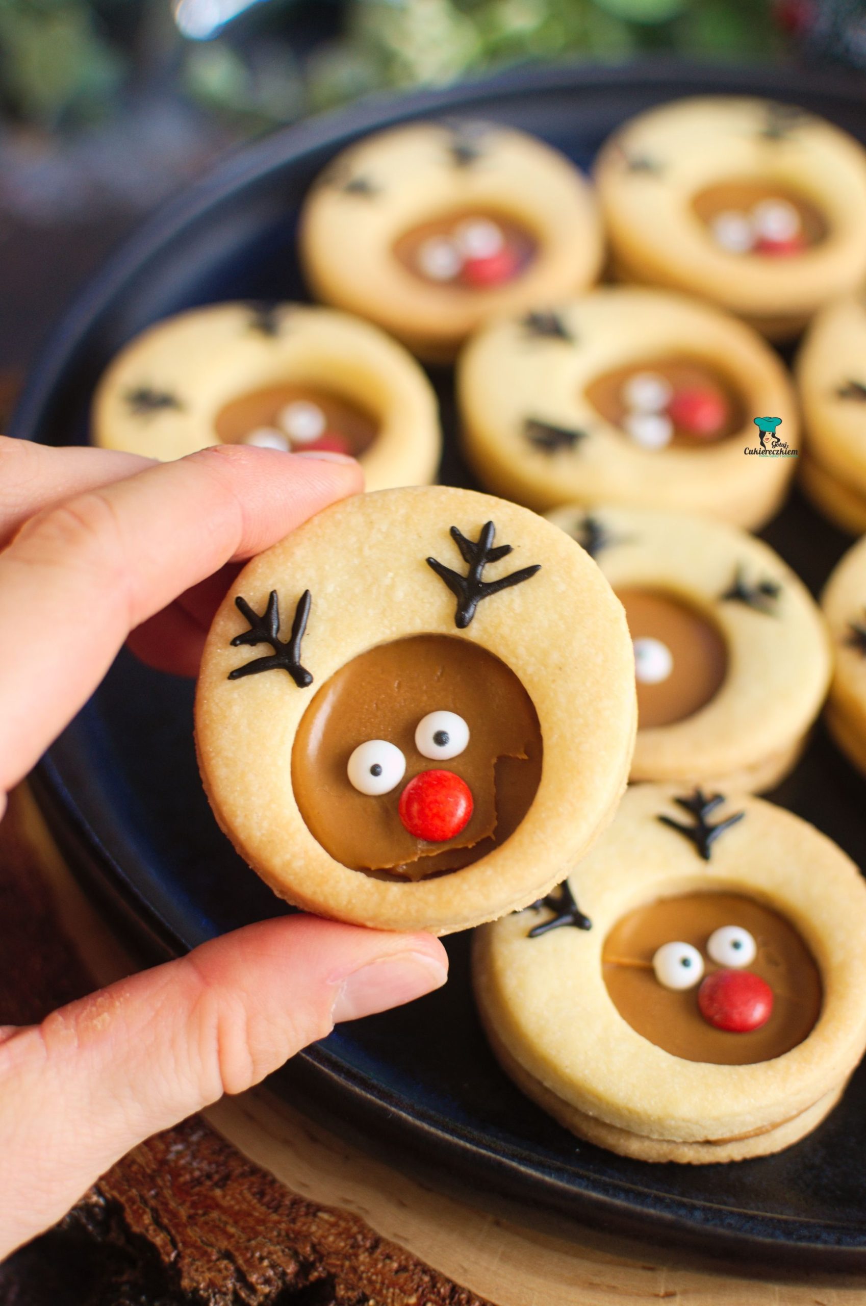Ciastka słodkie reniferki