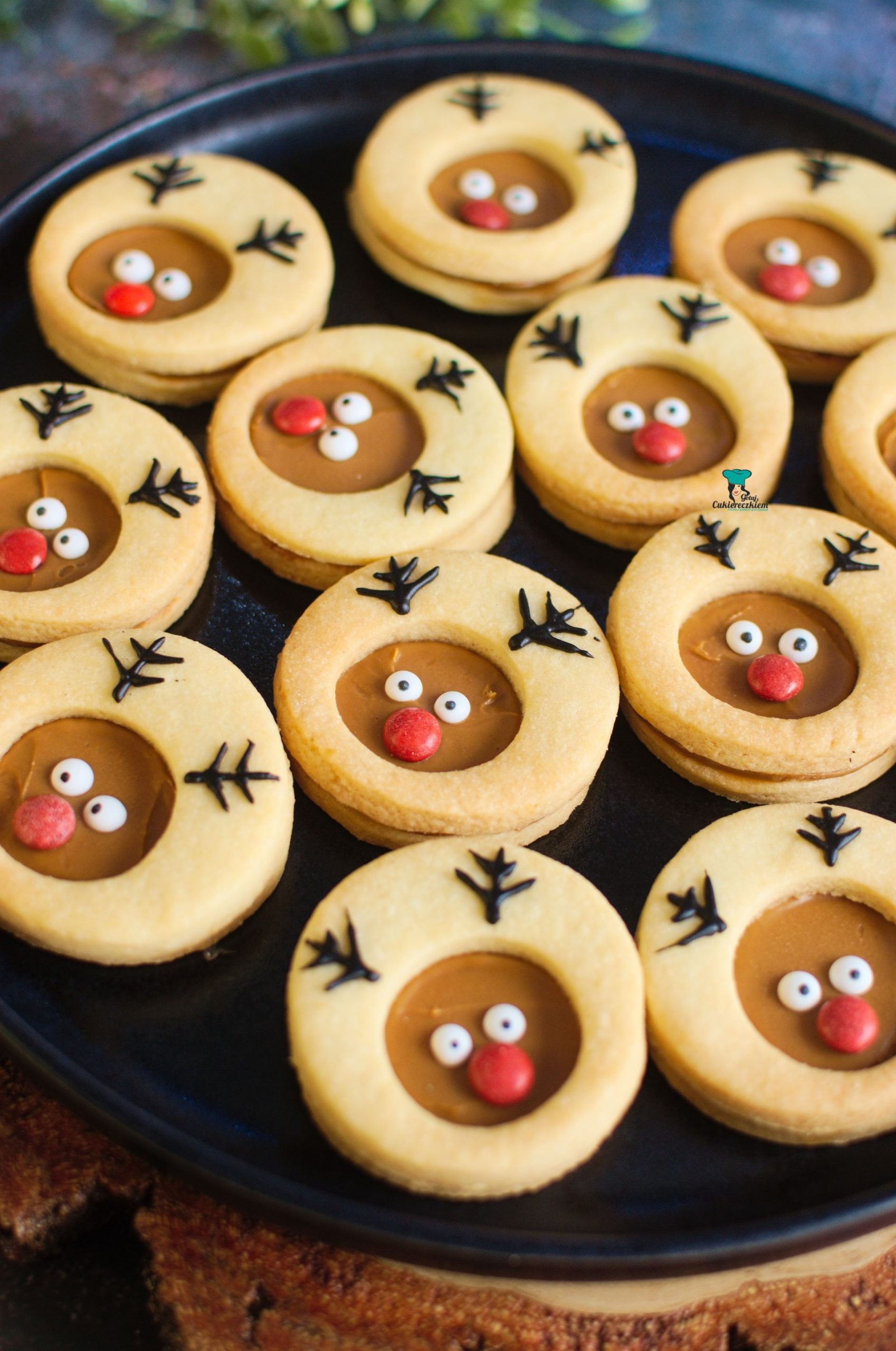 Ciastka słodkie reniferki