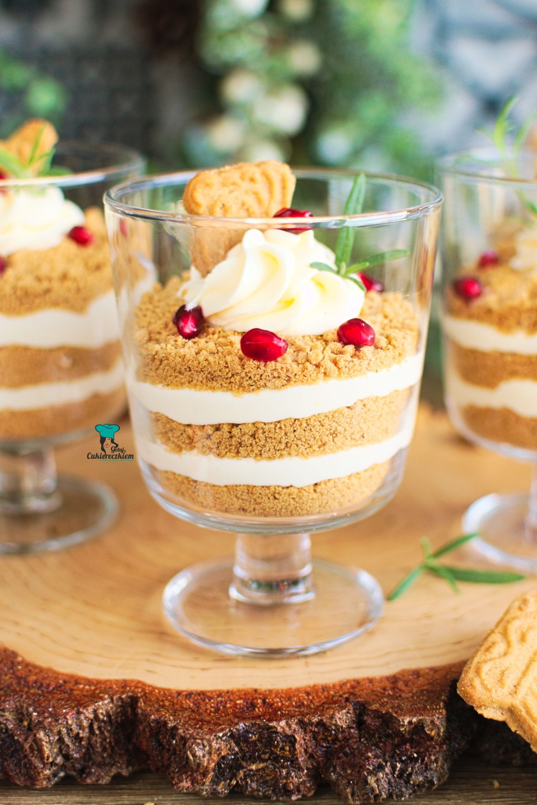 Deser budyniowy z ciasteczkami