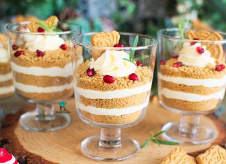 Deser budyniowy z ciasteczkami