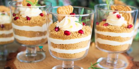 Deser budyniowy z ciasteczkami