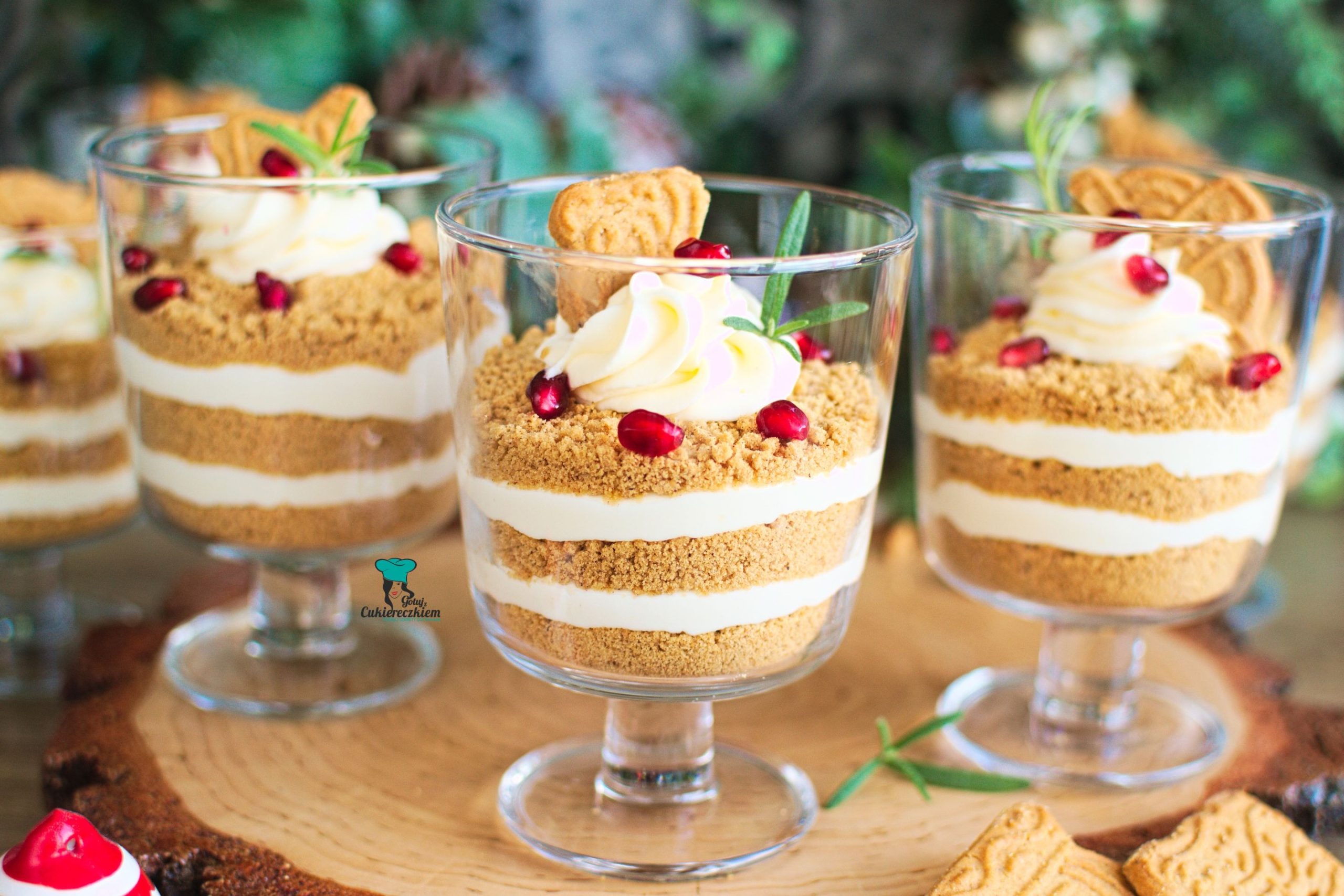 Deser budyniowy z ciasteczkami