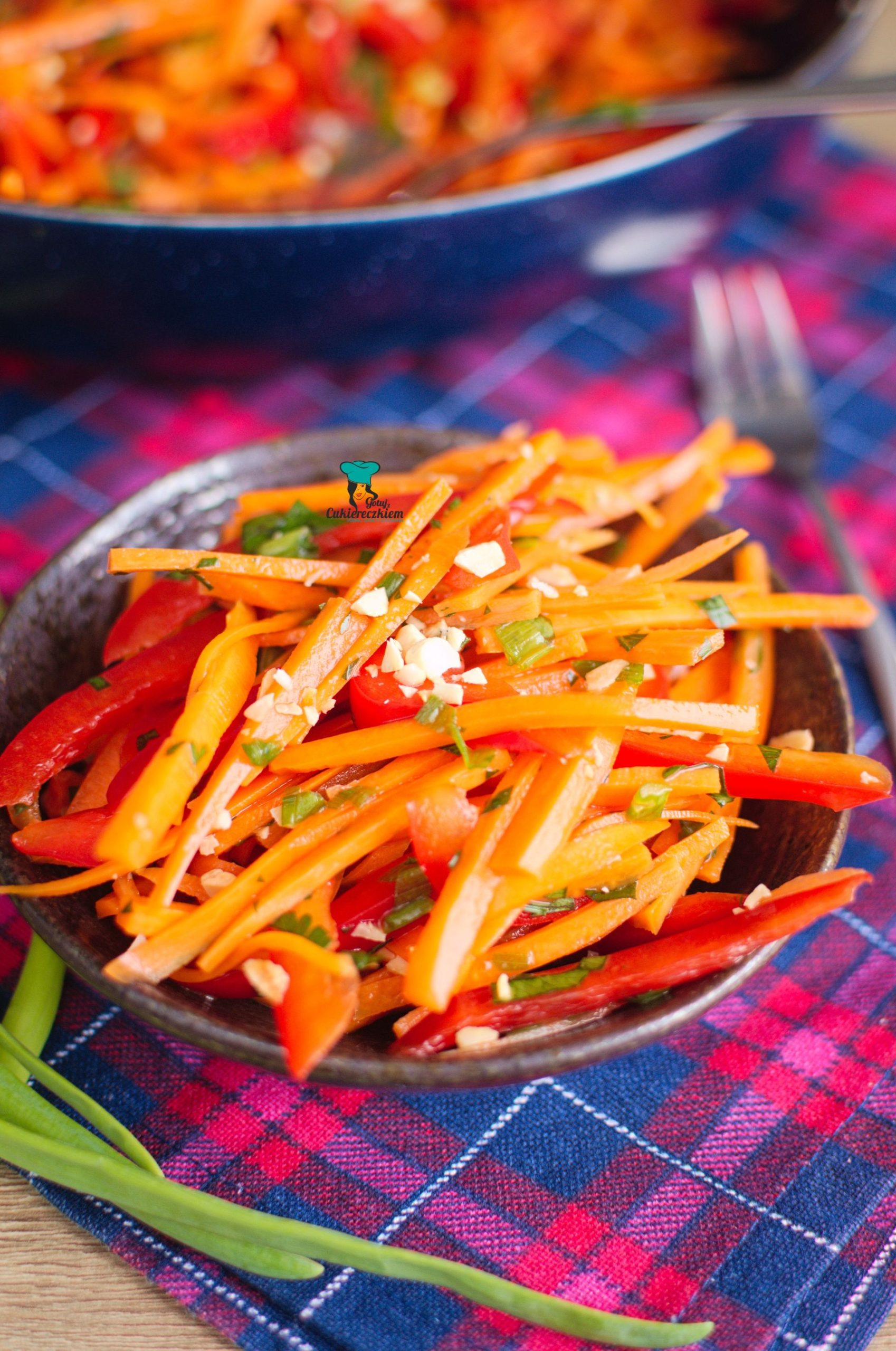 Koreańska surówka z marchewki