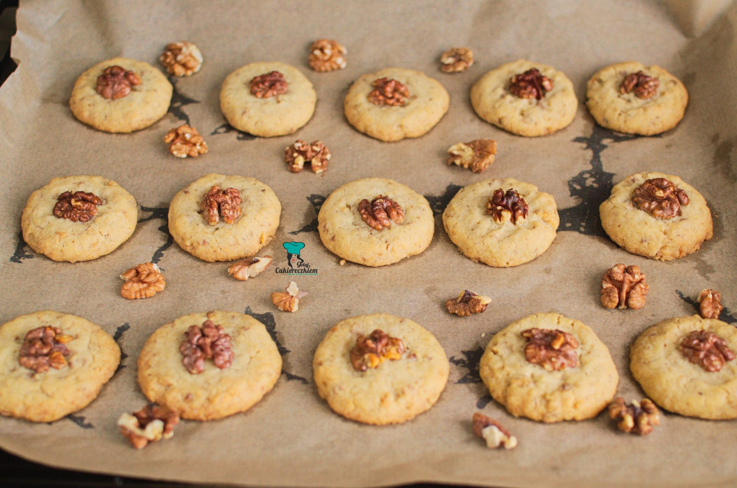 Proste ciastka orzechowe