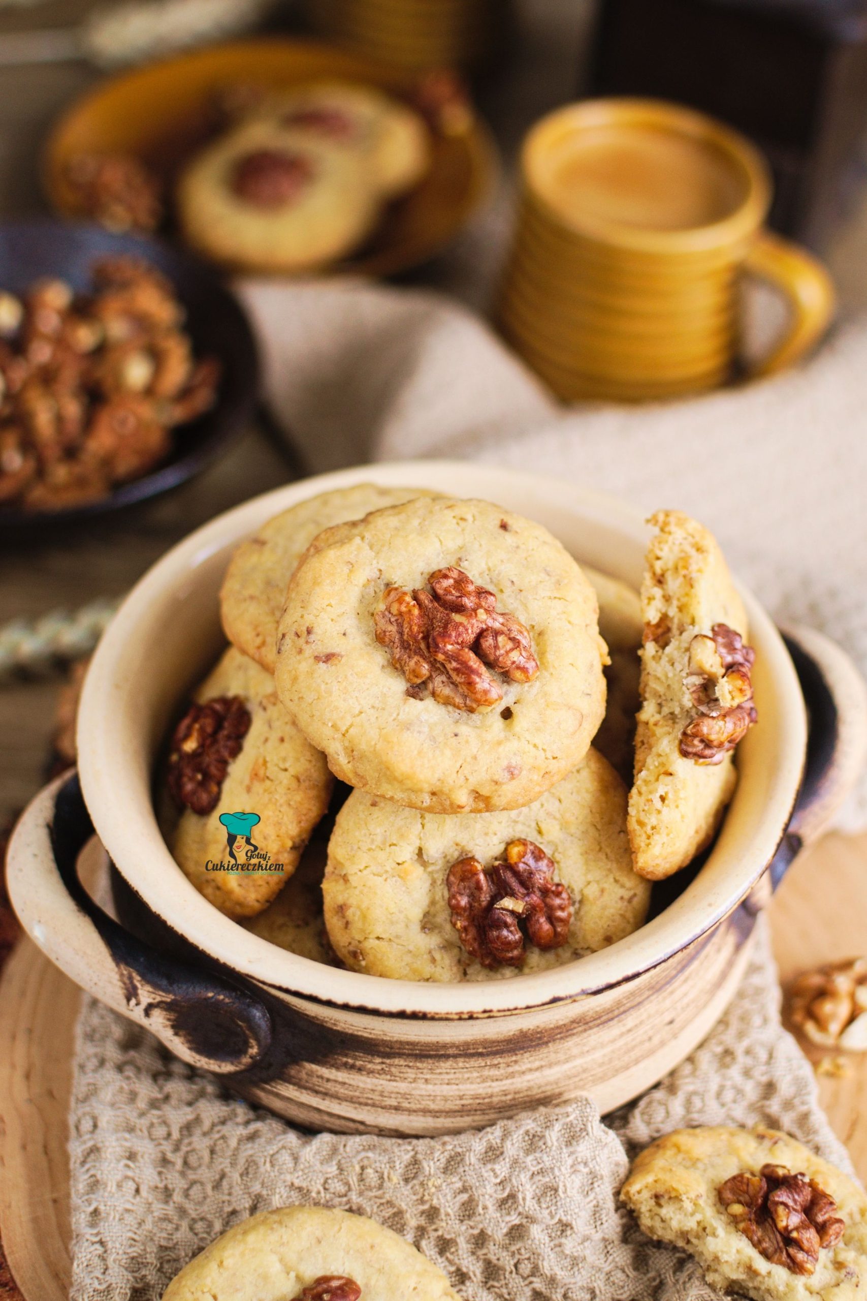 Proste ciastka orzechowe