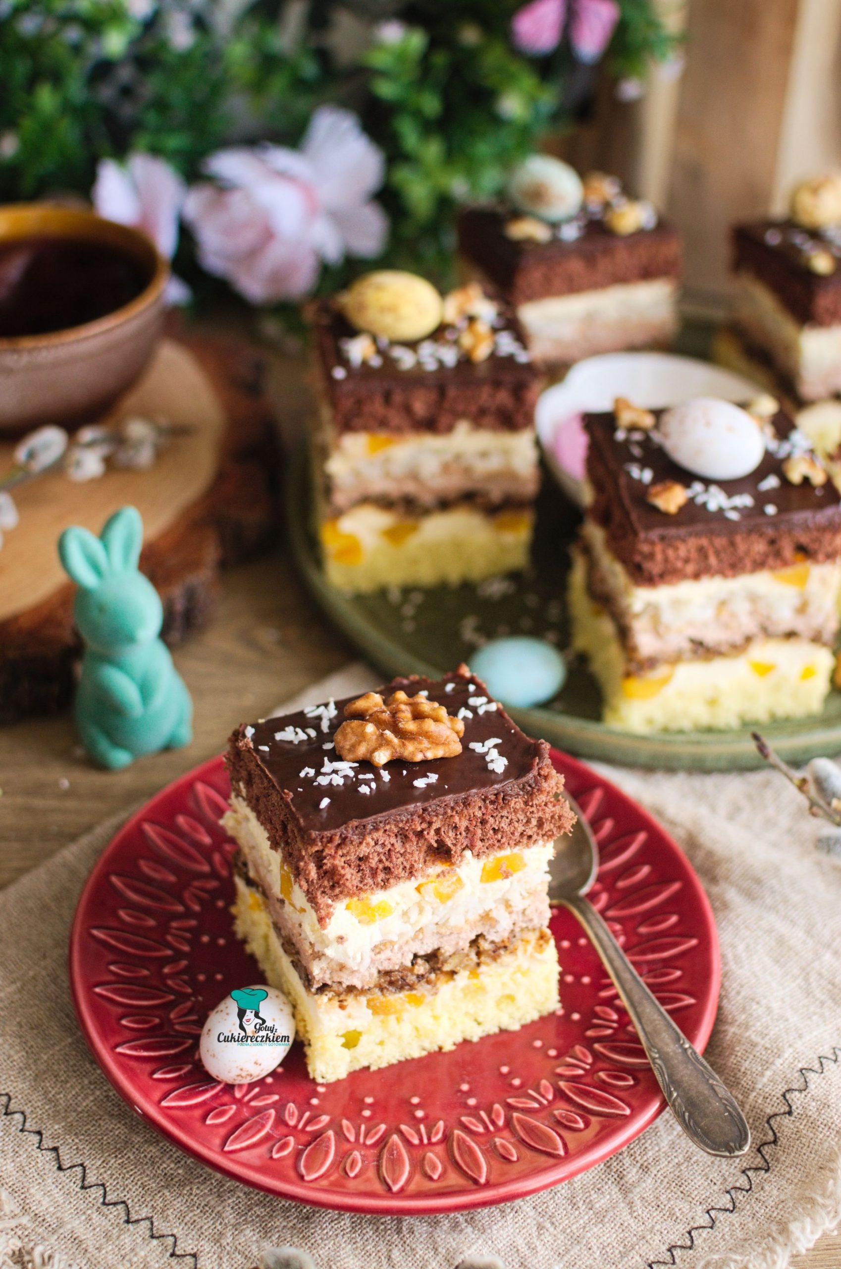 Ciasto bakaliowo-kolorowe