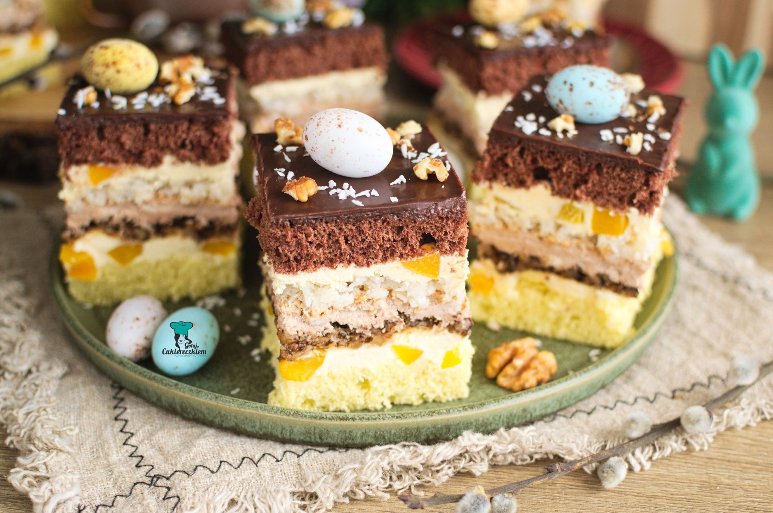 Ciasto bakaliowo-kolorowe