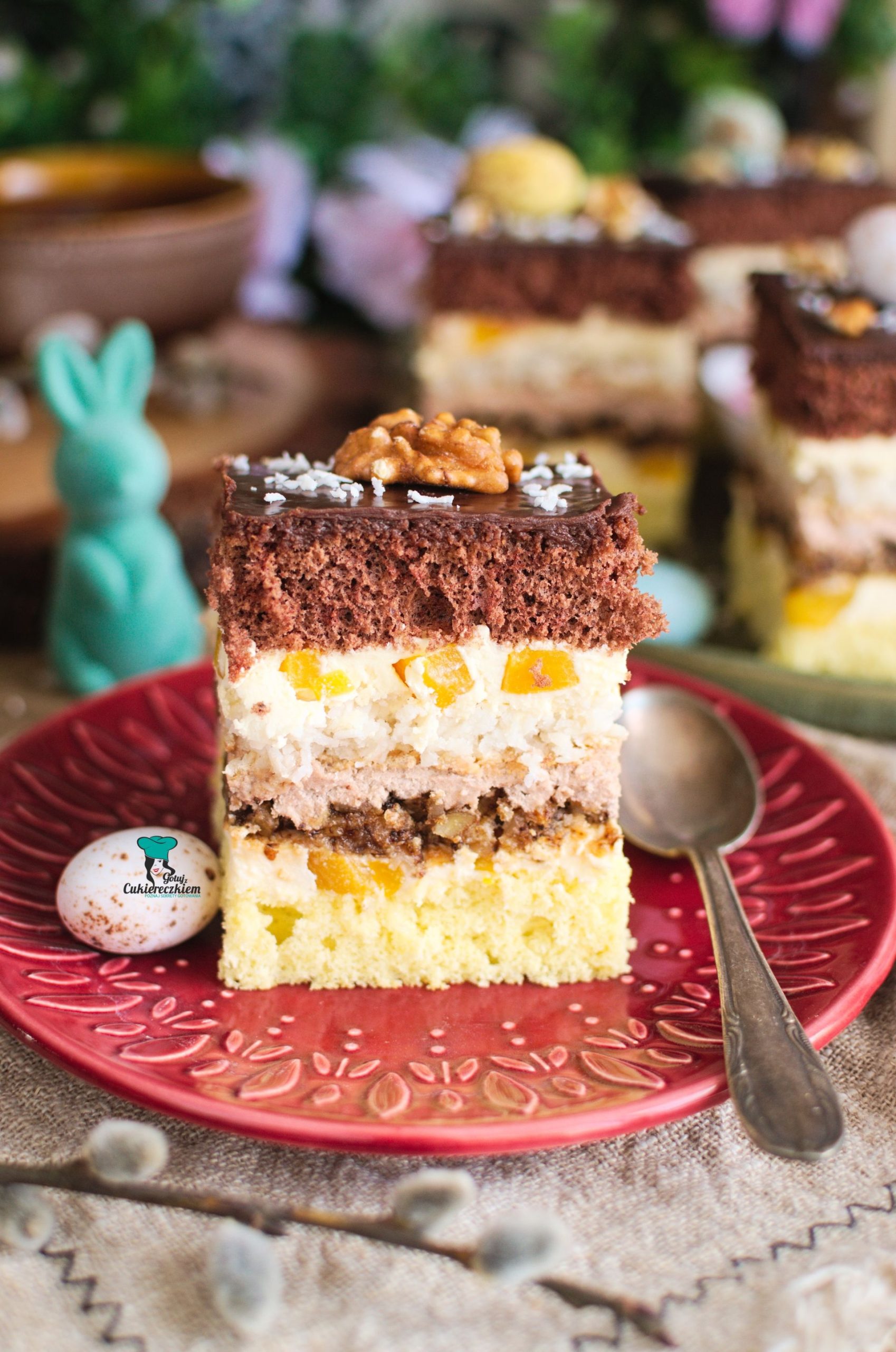 Ciasto bakaliowo-kolorowe