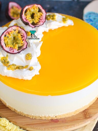 Sernik na zimno mango - marakuja