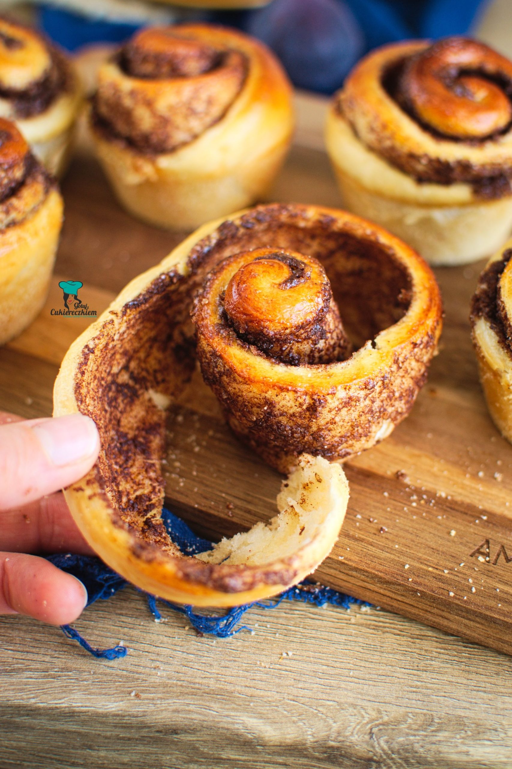 Cynamonki muffinki
