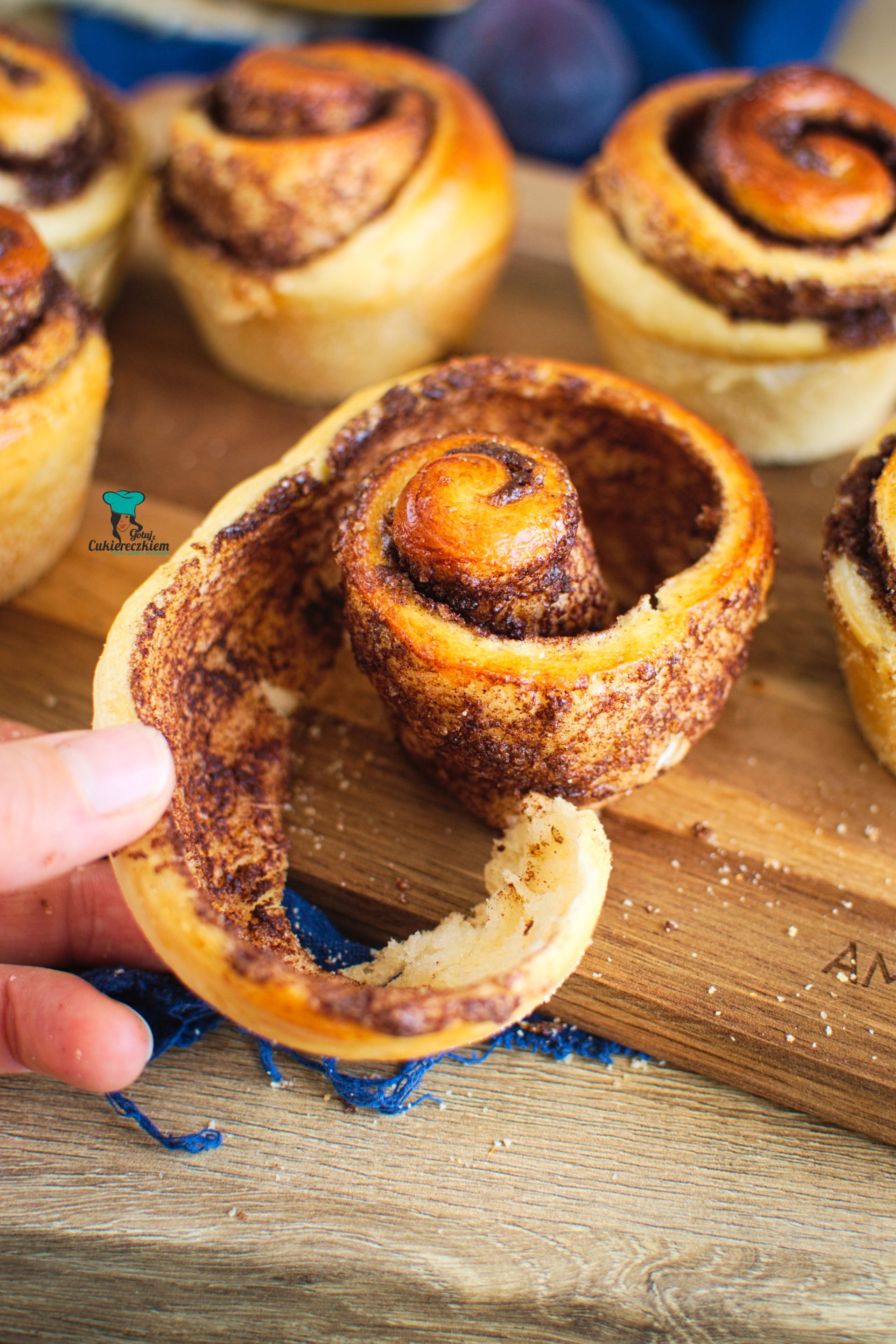 Cynamonki muffinki