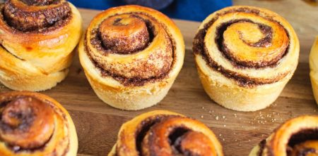 Cynamonki muffinki