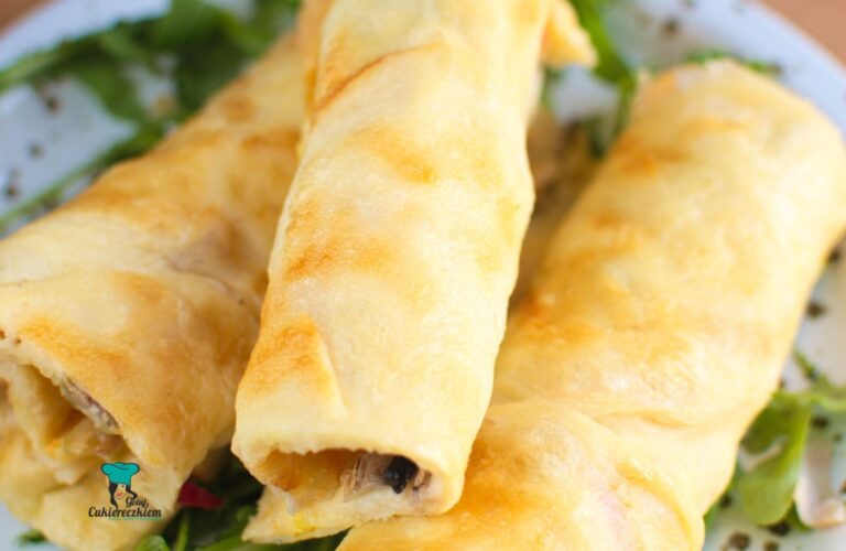 Pieczony naleśnik a'la pizza